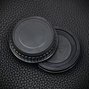 Pentax PK Rear Lens Cap Cover w/ Camera Body Cap For SMC Pentax-FA M/A/F/K/FAJ - Picture 1 of 12