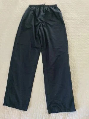 Pantalones de paracaídas Cherokee azul marino cintura alta pierna cónica M cremallera tobillo elástico Foto 1 de 4