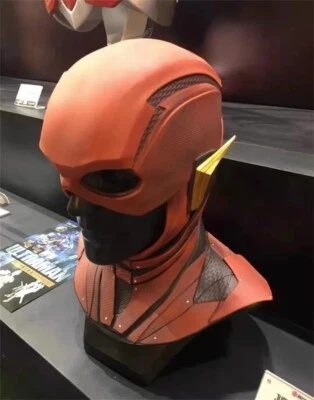 Justice League The Flash Helmet Cosplay 1/1 Wearable Mask Party Prop Accessories - Image 1 of 4