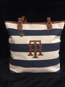 Bolso de hombro Tommy Hilfiger azul marino blanco - Imagen 1 de 3