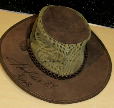 Monterey Bay NFL выпускников шляпа кожи сетки HERMAN MOORE LIONS надпись ковбой шляпа - Изображение 1 из 4