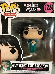 Funko Pop! Television Squid Game 1224 Player 067 Kang Sae-byeok ¡NUEVO EN CAJA! - Imagen 1 de 6
