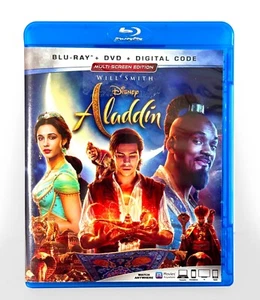 Walt Disney's - Aladdin (Blu-ray/DVD, 2019, Widescreen, Digital Copy) Like New! - Imagen 1 de 3