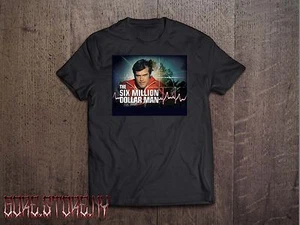 The Six Million Dollar Man TV Show schwarzes T-Shirt - Bild 1 von 1