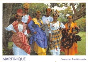 972-MARTINIQUE COSTUMES TRADITIONNELS-N�4023-A/0347 - Picture 1 of 2