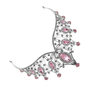  Couronne de mariée, diadème, serre-tête argenté, couronne de princesse pour - Picture 1 of 12