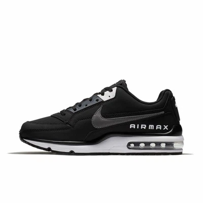 Authentic Mens Nike AIR MAX LTD 3  / BLACK-Dark Grey-White  #687977-011 - Image 1 of 4