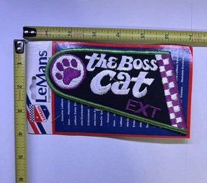 Rare Vintage 1970s “The Boss Cat EXT” Arctic Cat Snowmobile Sew On Patch LEMANS - Picture 1 of 4