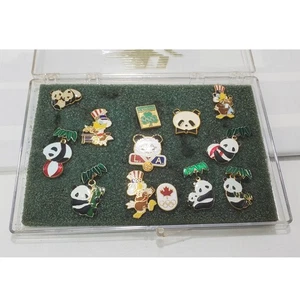 Vintage Disney 1984 Olympische Sommerspiele, LA Sammler 13-teiliges Pin Set im Etui - Bild 1 von 6