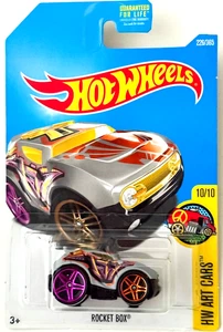 Mattel Hot Wheels HW Art Cars 10/10 Rocket Box 226/365 Silver - Picture 1 of 2