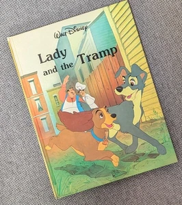 Walt Disney Serie Clásica Dama y El Vagabundo Libro Tapa Dura De Colección 1986 - Imagen 1 de 2