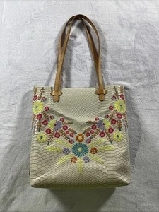 Bolso de Mano Consuela Songbird Piel de Serpiente Bordado Usado Ver Detalles - Imagen 1 de 24