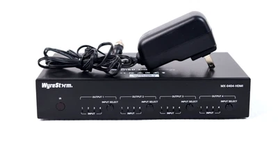 WyreStorm MX-0404-HDMI 4K HDCP 2.2 HDMI Matrix Switch/ Switcher u329 - Image 1 of 4