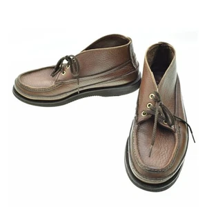 Russell Moccasin Sporting Clays Chukka Boots US9.5 Brown | Handmade USA Leather - Picture 1 of 3