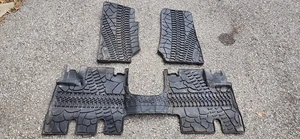 12 Jeep Wrangler JK 4 door factory rubber all weather floor mats - Bild 1 von 6