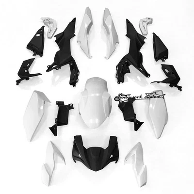 For Kawasaki Z650 2017-2019 18 Unpainted white ABS Fairing Kit Set Bodywork - Image 1 of 2