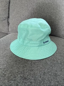 ¡NUEVO! Simms Juvenil Sombrero Cubo Pesca Exterior Ligero Niños OSFM Espuma Verde - Imagen 1 de 8