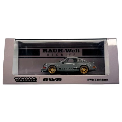 Tarmac Works Porsche 911 RWB fecha trasera gris 1:64 diecast modelo de coche difícil de encontrar raro Foto 1 de 3