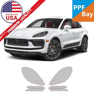 Película de protección de pintura precortada PPF para faros para Porsche Macan 2022-2023 Foto 1 de 4