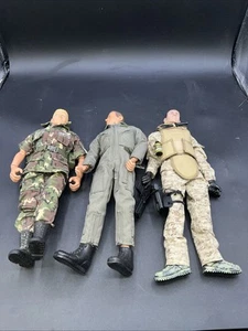 Lote (3) G.I. Figuras de acción Hasbro GI JOES Joe 1996 1994 12" - Imagen 1 de 11