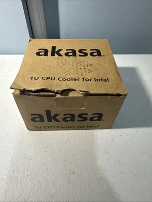 Akasa AK-CC6502BP01 1U CPU Cooler for Intel LGA2011 & LGA2066 - Image 1 of 3