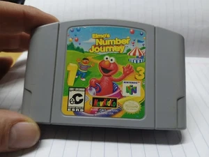Nintendo 64 - Elmo's Number Journey auténtico - solo carrito - N64 - Probado - Imagen 1 de 6