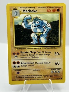 1999 Classic - Base Set Machoke Uncommon 34/102 TCG Pokemon Card - Picture 1 of 2