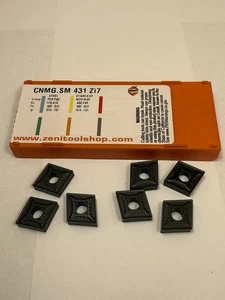 Zenit Carbide Inserts CNMG.SM 431 Zi7 Qty 7 - Picture 1 of 3