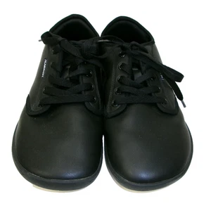 Hobibear schwarz minimalistisch breite Spitze Schnürschuhe Freizeitschuhe Herren 9/10,5 Damen - Bild 1 von 5