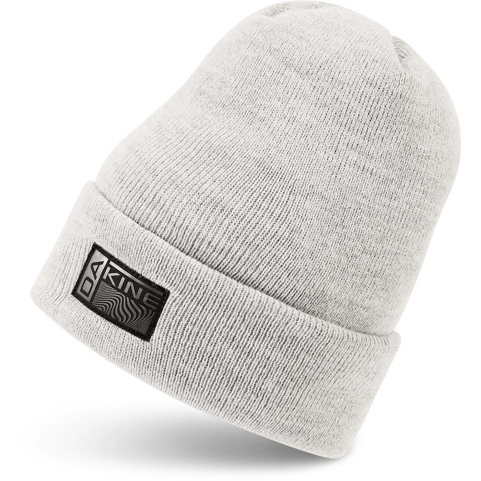 Dakine Edwin Double Layer Beanie, Acrylic Knit, Unisex One Size Heather Grey - Image 1 of 1