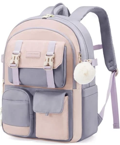 Girls Backpack School Bag, 15.6in Laptop Backpack, College, Travel NEW - Picture 1 of 7