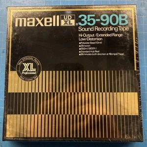 Maxell UDXL 35-90B 7” Reel to Reel Recording Tape NEW FACTORY SEALED! - Picture 1 of 4