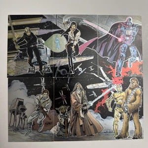 Star Wars Galaxy Series 1 Walter Simonson Art Etched Foil 6 Card Insert Set - Picture 1 of 3