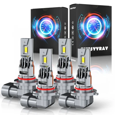 Juego de faros LED combinados de haz alto y bajo para GMC C/K 1500 2500 Sierra Yukon 1994-1998 Foto 1 de 4