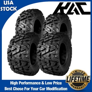 Set 4 26x9-12 26x11-12 ATV Tires UTV Mud Heavy Duty 6 Ply Tubeless All Terrain - Picture 1 of 12