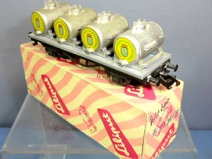 LILIPUT / TRIX HO GAUGE MODEL No.247 4 MILK CONTAINER WAGON MIB - Picture 1 of 5