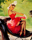 Gil Elvgren Pin-Up "Up in Central Park" 8"x10" Reproduction Art Print 8x10