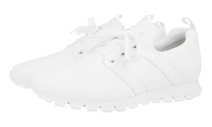 SCARPE PRADA LUSSO 4E3380 BIANCO NUOVE 7 41 41,5 - Foto 1 di 11