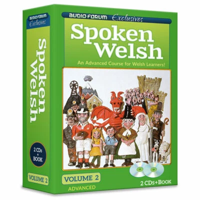 Spoken Welsh 2 (2 CDs/Book) by Audio Forum - *NEW in BOX* - Image 1 of 3