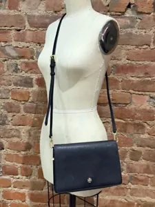 Authentic TORY BURCH Black EMERSON Crossbody Bag - Picture 1 of 17