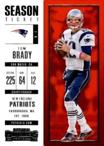2017 Panini Contenders Tom Brady - Imagen 1 de 2