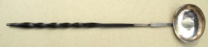 Antico mestolo georgiano in argento Toddy con scellino 1787 Giorgio III AR inserito - Foto 1 di 6
