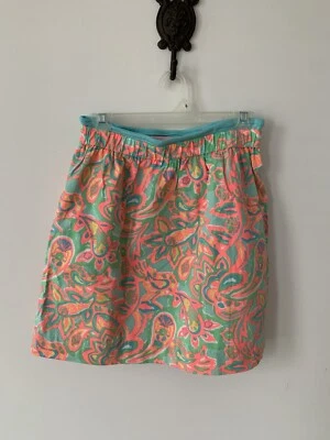 Falda Lilly Pulitzer Pequeña Algodón Elastizado Tejido Cintura Foto 1 de 4