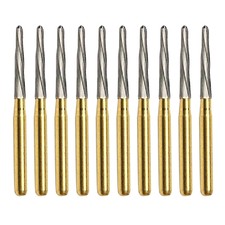 10Pcs New Dental Trimming Finishing Burs Carbide FG ENDO-Z Burs 25mm
