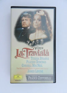 VHS Video Kassette La Traviata Verdi Stratas Domingo MacNeil Levine Zeffirelli - Imagen 1 de 1