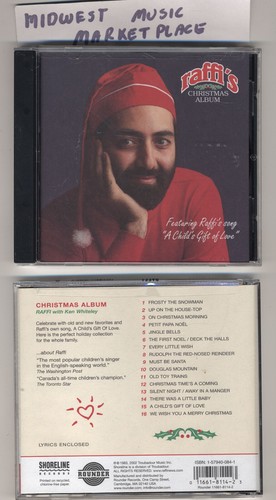 Raffi's Christmas Album - Raffi with Ken Whiteley - MINT CD - Frosty ...