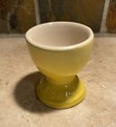 "Soleil" LE CREUSET Footed Egg Cup Holder NWT 2nd Choice Stoneware Sun Yellow