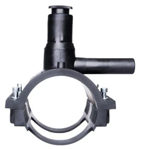 Friatec ELECTROFUSION TAPPING SADDLE, SDR11 PE Black- 90x32mm,90x40mm Or 90x50mm - Picture 1 of 4
