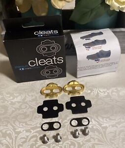 Crank Brothers Premium Cleat Set Universal, For Mountain Shoes, Brass New
