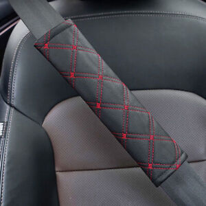 2PC Car Safety Seat Belt Shoulder Pads Cover Harness Protector Cover Accessories